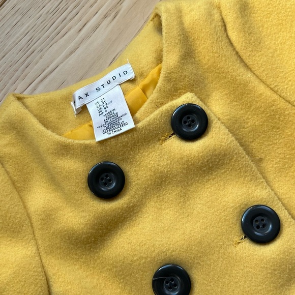 Max Studio double breasted toddler jacket - Picture 3 of 4